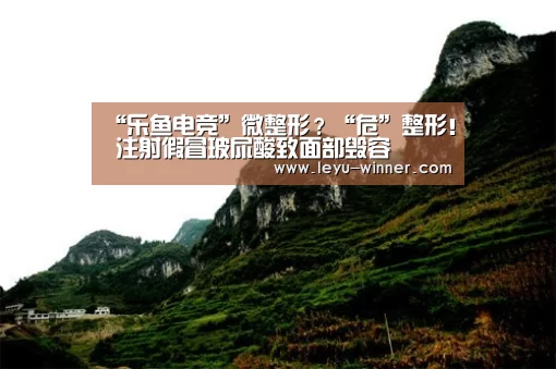 “乐鱼电竞”微整形?“危”整形! 注射假冒玻尿酸致面部毁容(图1) 乐鱼最新地址